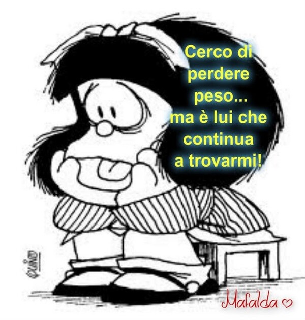 Mafalda e la dieta