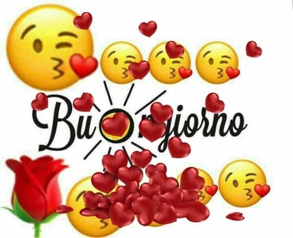 Buongiorno con il bacio