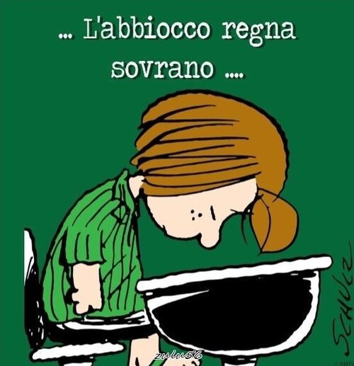 L'abbiocco regna sovrano
