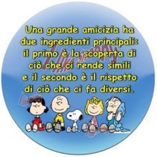 Una grande amicizia ha due ingredienti principali: Il primo è la scoperta di ciò che ci rende simili e il secondo è il rispetto di ciò che ci fa diversi