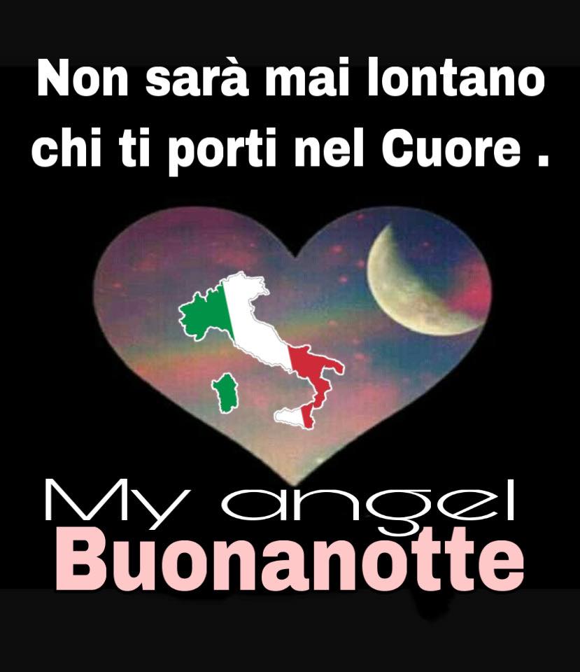 Non sarà mai lontano chi ti porti nel Cuore. Buonanotte