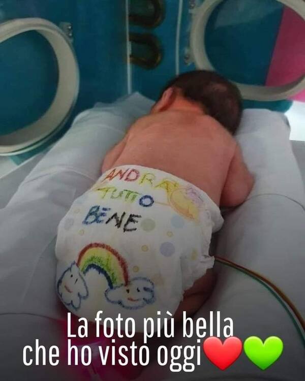 Andrà Tutto Bene - foto bellissima del neonato