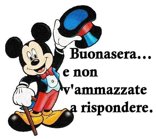 Buonasera...e non v'ammazzate a rispondere.