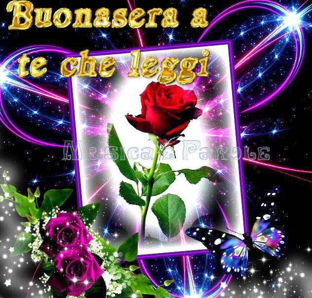 Buonasera a te che leggi