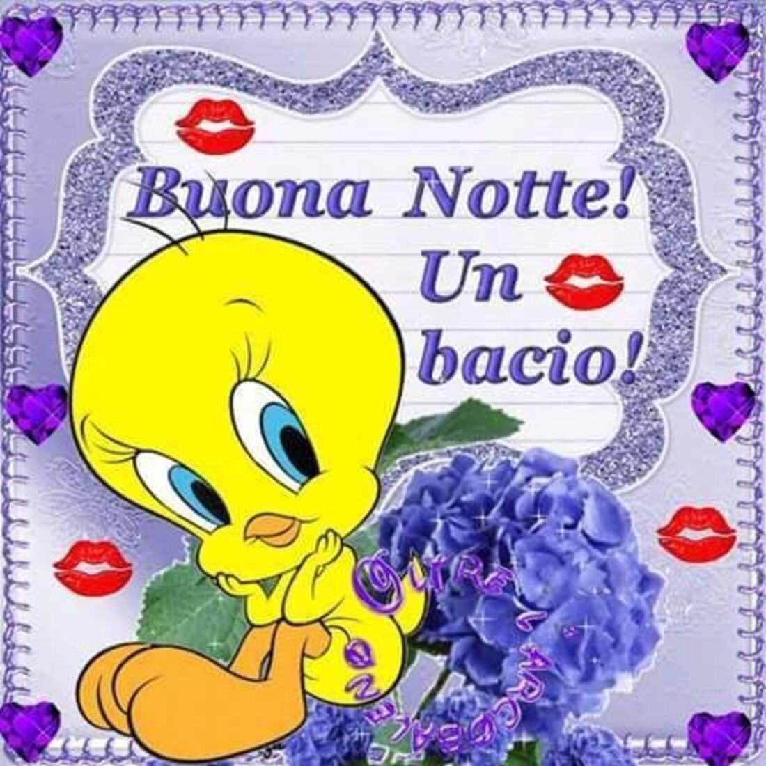 "Buona Notte! Un bacio!" - Looney Tunes