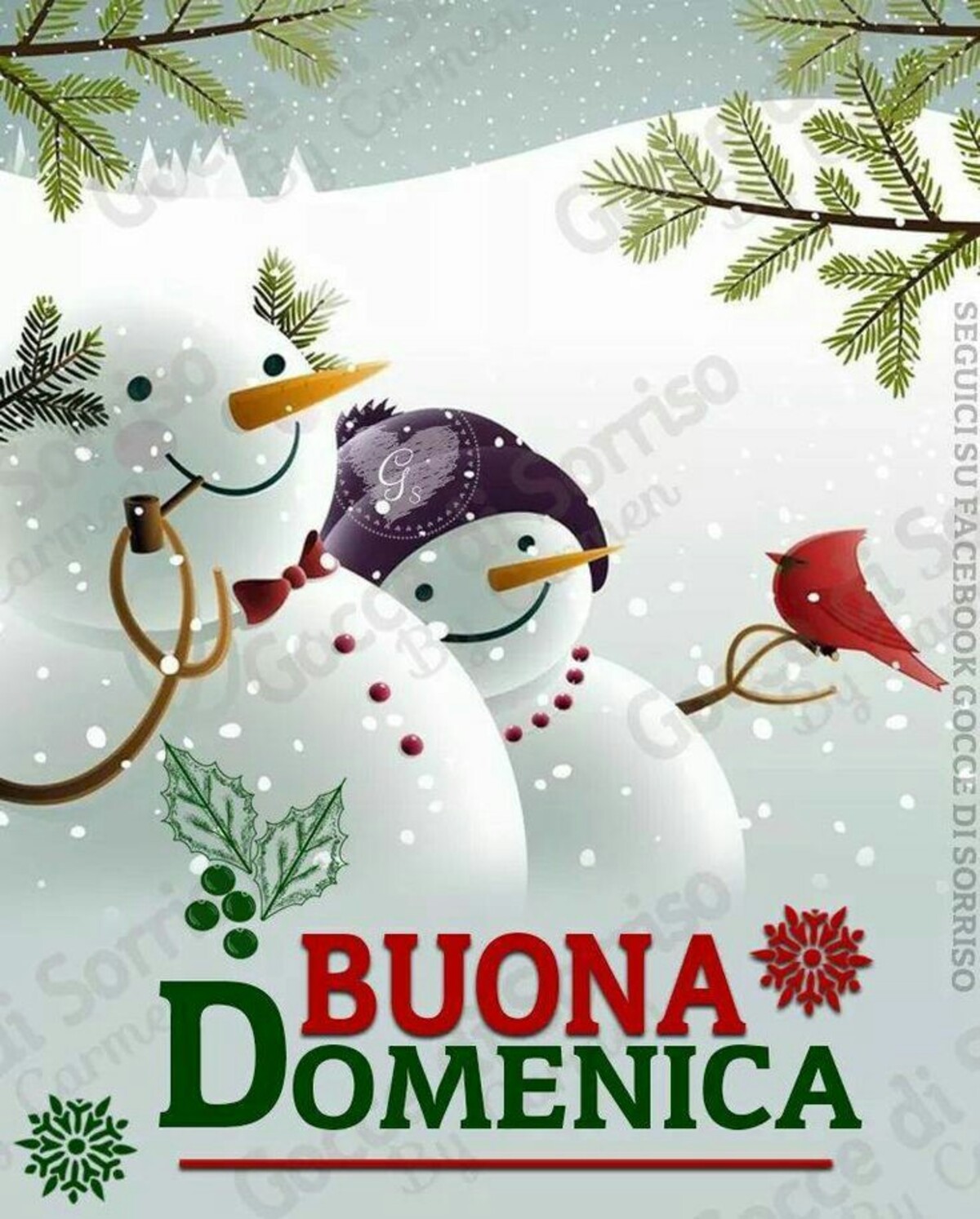 Buona Domenica immagini invernali